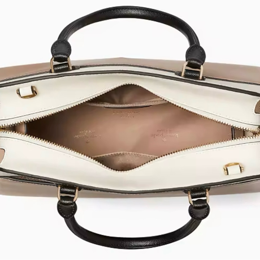 NWOT Kate Spade Black and Tan Shoulder Bag - Picture 4 of 4